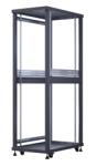 Formrack 42U Server 600X1000 19 szerver rack szekrény - RAL9005 fekete (SC-42U60100)