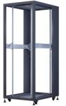 Formrack 26U Cosmoline 800x1000 19 szabadon álló rack szekrény - RAL9005 fekete (CSM-26U80100)