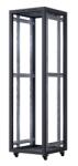 Formrack 16U Cosmoline 600x600 19 szabadon álló rack szekrény - RAL9005 fekete (CSM-16U6060)