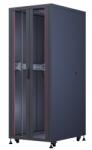Formrack 42U Cosmoline 800x1000 19 szabadon álló rack szekrény - RAL9005 fekete (CSM-42U80100)