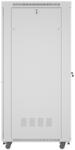 Lanberg 19 szabadon álló rack szekrény 42U/800X1000 perforált ajtó, lapraszerelt, LCD kijelző, szürke (FF01-8042-23SL)