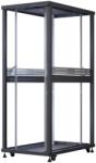 Formrack 42U Server 800x1200 mm 19 szerver rack szekrény - RAL9005 fekete (SC-42U80120)