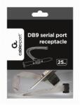 Gembird DB9 Serial Port Receptacle on Bracket (CCDB9RECEPTACLE) - cyberdepo