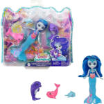 Mattel EnchanTimals Royal babák állatka családdal-Dorinda delfin családja (HCF72)
