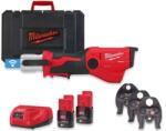 Milwaukee M12ONEHPT-202CM-SET akkus csőprés Compact | 12 V | 35 - 40 mm | 19 kN | Szénkefementes | 2 x 2 Ah akku + töltő | Kofferben (4933481033)