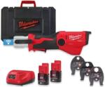 Milwaukee M12ONEHPT-202CV-SET akkus csőprés Compact | 12 V | 35 - 40 mm | 19 kN | Szénkefementes | 2 x 2 Ah akku + töltő | Kofferben (4933481034)