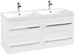 Villeroy & Boch Avento dulap 118x45.2x51.4 cm sub chiuveta pe perete alb A89300VE (A89300VE)