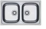 Franke Chiuveta Inox Incorporabila Franke, SKL 620/80, 800x500 mm, inox dekor, 101.0712. 383 (101.0712.383) Chiuveta