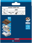Bosch EXPERT W480 kézi csiszolóháló, G240 10 db 115x140, G240 10 db mosható (2608902387)
