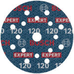 Bosch EXPERT O780 Foil csiszolófólia, 125mm, G120, 50 db (2608902410)