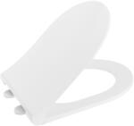 SAPHO WC ülőke, Sapho AVVA SLIM WC-ülőke, soft close, króm/fehér 100787 - mozaikkeramia