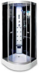 Aqualife Hidromasszázs zuhanykabin, Aqualife Brill 8081 FEKETE 100x100x210 cm - mozaikkeramia