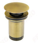Ferro Lefolyó, Ferro Click-Clack S285BR - Rotondo leeresztő szelep bronz
