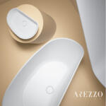 AREZZO design Mosdó, AREZZO design MARYLAND öntöttmárvány mosdó - mozaikkeramia