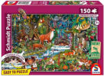 Schmidt Spiele 150 db-os puzzle - Animals in the Forests of Europe (56532) (56532)