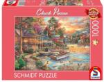 Schmidt Spiele 1000 db-os puzzle - Golden Evening at the Shore (58553) (58553)