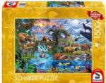 Schmidt Spiele 1500 db-os puzzle - Panorama of Wildlife (58866) (58866)