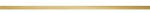 Tubadzin Listello, Tubadzin STEEL GOLD POL LIST. TUR-2X89 STG - mozaikkeramia