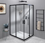 SAPHO Zuhanykabin, Sapho SIGMA SIMPLY BLACK GS2110BGS2190B szögletes zuhanykabin 1000x900mm, balos/jobb - mozaikkeramia