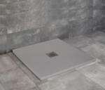 Radaway Zuhanytálca, Radaway Kios C szögletes lapos zuhanytálca 90x90 szürke, ajándék szifonnal - mozaikkeramia