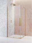 Radaway Zuhanykabin, Radaway Furo Gold KDD szögletes arany zuhanykabin 120x110 átlátszó - mozaikkeramia
