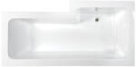 M-Acryl Hidromasszázs kád, M-Acryl Linea 150x70/85 Wellness Premium elektronikus vezérléssel - mozaikkeramia