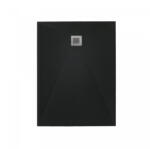 West Zuhanytálca, West Zara 70x90 cm, black - mozaikkeramia