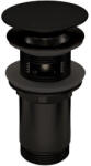 Deante Lefolyó, Deante Click-Clack leeresztő mosdóhoz, bidéhez, kerek, fekete NHC_N10U