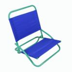  Scaun de plajă pliabil, PVC, albastru-verde (SC00262)