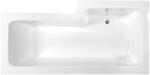 M-Acryl Hidromasszázs kád, M-Acryl Linea 150x70/85 Wellness 22 fúvókás elektronikus - mozaikkeramia