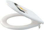 Alcadrain Wc tető, AlcaPlast A604 Flower Soft Close Duroplast - mozaikkeramia