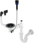 Deante Mosogató szifon, Deante Space-Saver szifon gránit mosogatókhoz, 1 medencés, Space-Saver ZXY_N972 - mozaikkeramia