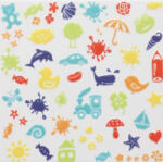 Zalakerámia Dekorlap, Zalakerámia CARNEVAL fényes dekor FLORA F-23001 19, 8x19, 8