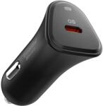 Spigen Essential Ev301 1-portos autós töltő 30W fekete
