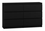 Nidilio M6 120 2X3 Komód - Fekete