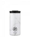 24Bottles 600 ml Dupla Falú Termosz Bögre Carrara