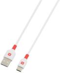 SKROSS Töltőkábel, USB-A/USB-C, 2m, SKROSS, fehér (SKTK0003A) - primatinta