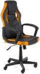AKORD Furniture 4 Gamers FG-19 Gamer Szék Műbőr Fekete-Narancssárga Ergonomikus