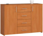 AKORD K45 Klasszikus Égerfa Komód Laminált Lappal