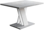 WM-Meble Masiv Dohányzóasztal - Fehér/Beton