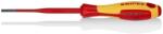 KNIPEX Отвертка шлиц 3.5 Slim, VDE 1000V жълто-червена ръкохватка 202мм, Knipex (K982035SL)