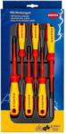 KNIPEX Комплект с 6 бр. отвертки VDE 1000V - 2х шлиц, 2х PH/S и 2х PZ/S, Knipex (K002012V05) - xmall
