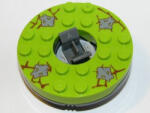LEGO® Alkatrészek (Pick a Brick) Lime 6 x 6 x 1 1/3 kerek talp tetővel (Ninjago) 4612287 (4612287)