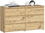 AKORD CL100 Artisan Tölgy 6-Fiókos Komód