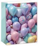 QX Pungă cadou cu model balon - 11 x 14 cm (370492)