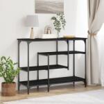 vidaXL Конзолна маса Черен дъб 100 x 35 x 75 см (863561)
