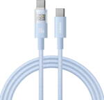Baseus Cablu de Date cu Afisaj Digital, Type-C la Type-C, 100W, 2m - Display 2 (P10382702311-01) - Galaxy Blue (P10382702311-01) - pcone