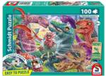 Schmidt Spiele 56527 - Little Dinosaurs, Big Adventures - 100 db-os puzzle