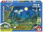 Schmidt Spiele 56529 - Animals in the Forest at Night - 100 db-os puzzle (56529)