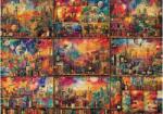 Schmidt Spiele 59745 - Traveling with Books and Wine - 2000 db-os puzzle (59745)